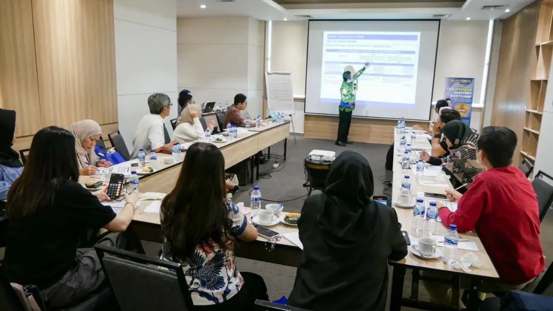 Sesi diskusi peserta bootcamp pajak
