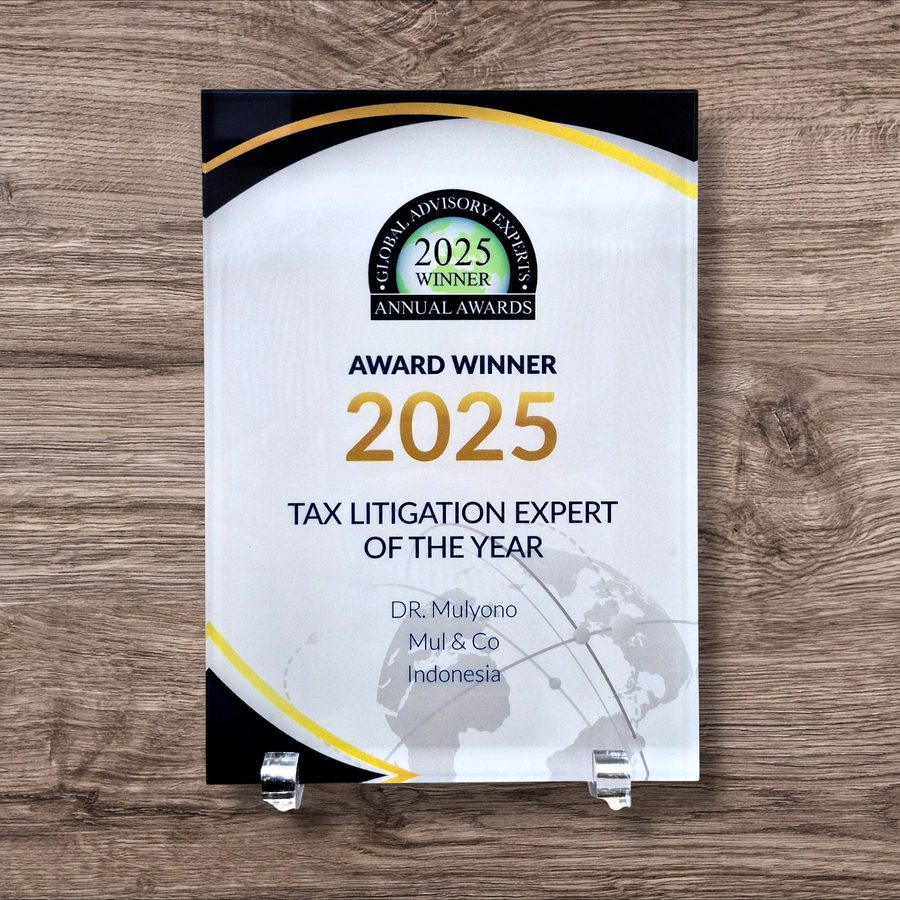 Piagam Tax Litigation Expert of the Year 2025 — Global Advisory Experts
